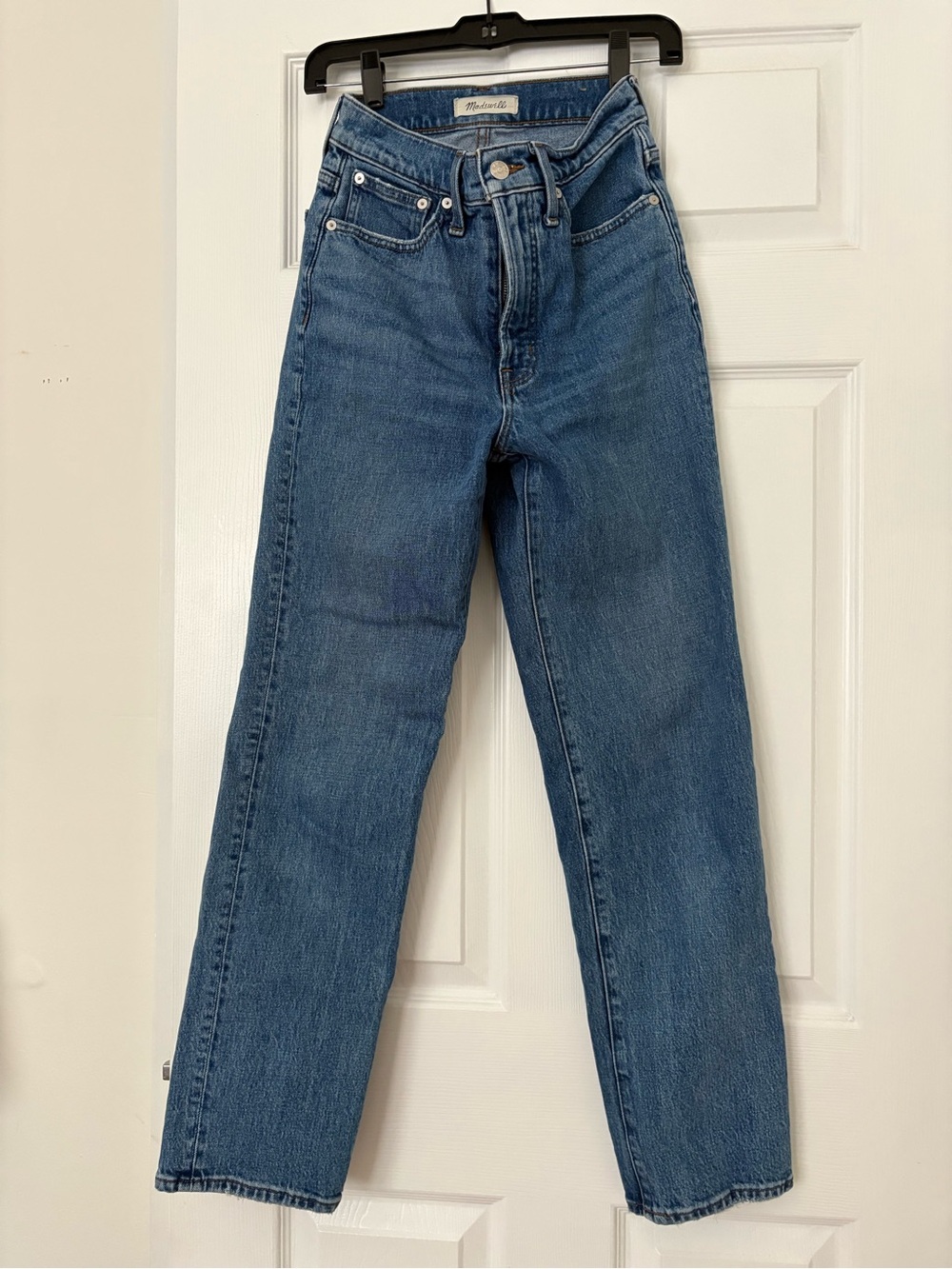 Madewell-High rise Perfect Straight Leg Women’s Jeans - Blue